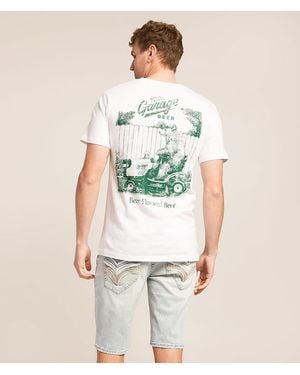 American Needle Garage Beer Mower T-Shirt - Natural