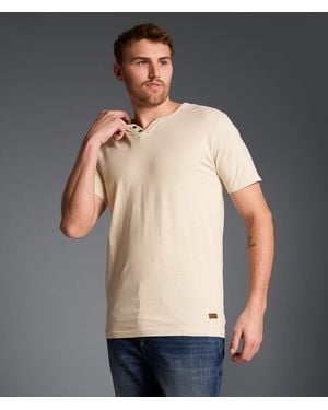 Outpost Makers Washed Henley - Gray