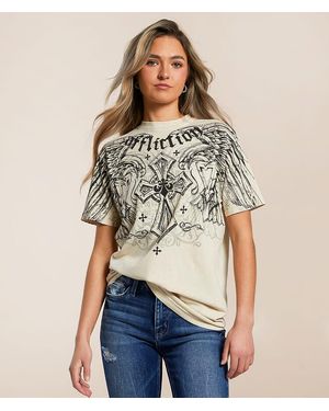 Affliction Dark Attack T-Shirt - Blue