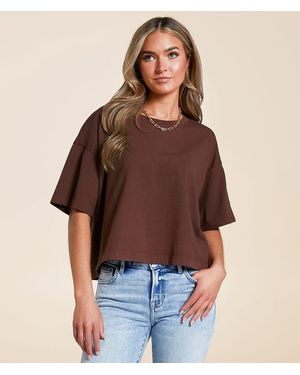 Z Supply On The Go T-Shirt - Brown