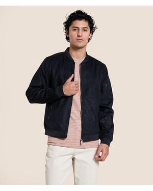 Blend Bhegio Faux Suede Jacket - Blue