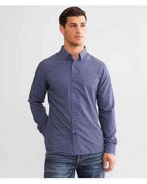 7 Diamonds Ocean Eyes Stretch Shirt - Blue