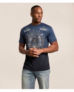 American Fighter Dandrige T-Shirt - Blue