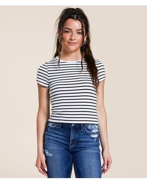 FITZ + EDDI Striped T-Shirt - Blue