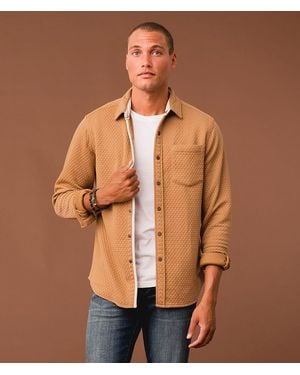 Outpost Makers Textured Knit Standard Shirt - Brown