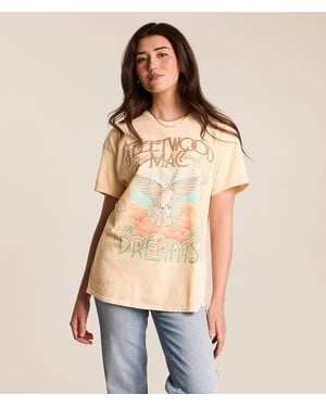 Merch Traffic Fleetwood Mac Rumors Band T-Shirt - Natural
