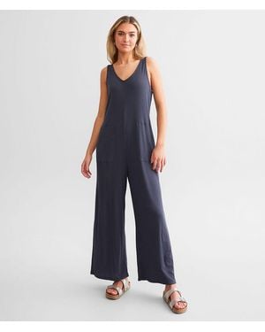 Z Supply Be Right There Jumpsuit - Blue