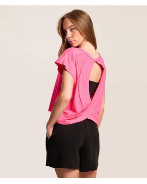 FITZ + EDDI Open Back Top - Pink