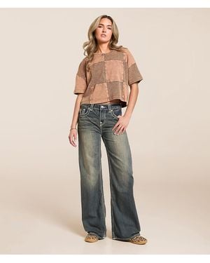 TRUE RELIGION Bobbi Baggy Jean - Natural
