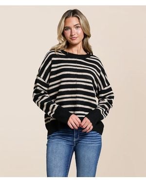 The Workshop Brushed Knit Sweater - Blue