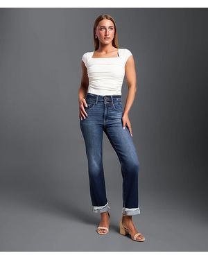 Buckle Black Fit No. 75 Cropped Straight Stretch Jean - Blue