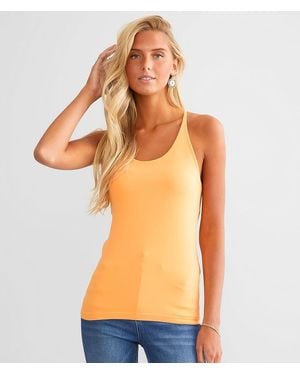 BKE The Contour Tank Top - Orange