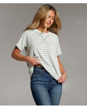 BKE Textured Stripe Top - Multicolor