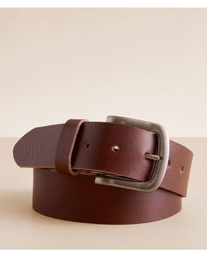 BKE Alec Leather Belt - Brown
