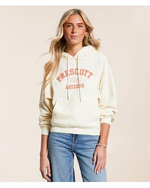 Modish Rebel Prescott Arizona Hooded Sweatshirt - White