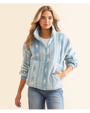 Billabong Time Off Fleece Pullover - Blue