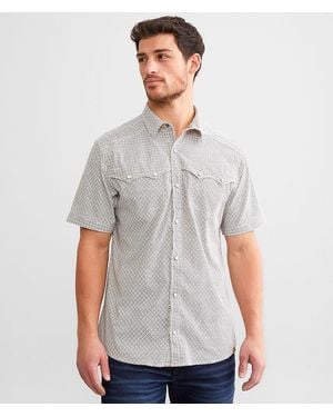 Gentry County Burst Athletic Performance Stretch Shirt - Gray