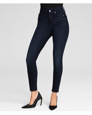 GOOD AMERICAN Good Legs High Rise Skinny Stretch Jean - Blue