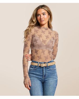 Free People Lady Lux Layering Top - Blue