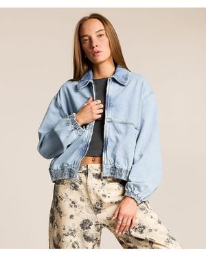 Free People Birdie Denim Jacket - Blue