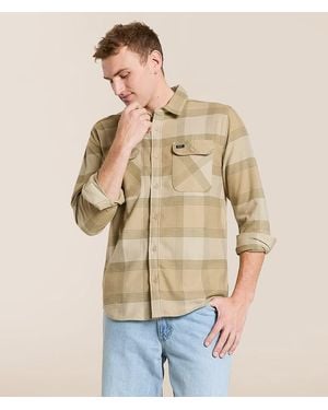 RVCA That'Ll Work Flannel Shirt - Natural