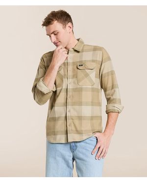 RVCA That'Ll Work Flannel Shirt - Natural