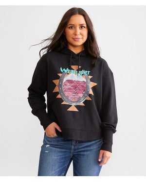 Wrangler Retro Vintage Hooded Sweatshirt - Black