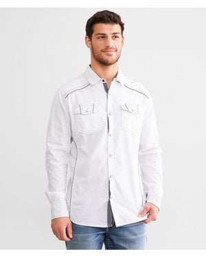 BKE Athletic Stretch Shirt - White