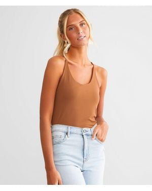 BKE The Contour Tank Top - Orange