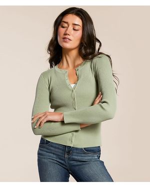 The Workshop Ribbed Top - Green