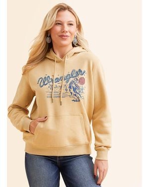Wrangler Western Hooded Sweatshirt - Natural