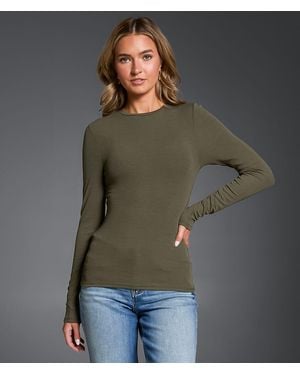 Buckle Black Zoey Ribbed Top - Black