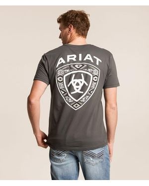 Ariat Pristine Shield T-Shirt - Gray