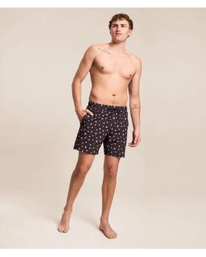RVCA Va Floral Stretch Swim Trunks - Black