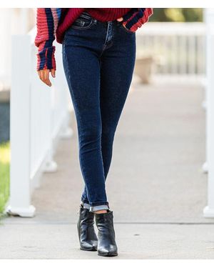Bridge by GLY High Rise Ankle Skinny Stretch Jean - Blue
