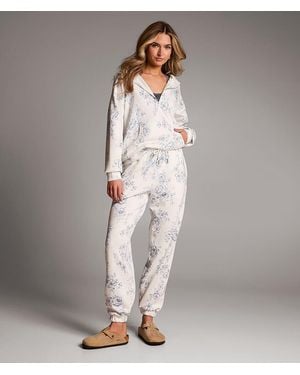 BKE Floral Jogger - Gray