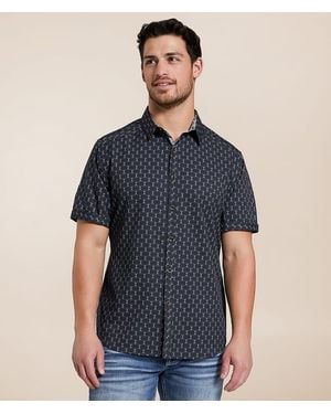 J.B. Holt Fade Athletic Performance Stretch Shirt - Blue