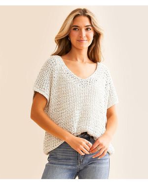 Daytrip Dolman Knit Sweater - Gray