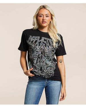 Affliction Gilded Fire T-Shirt - Black