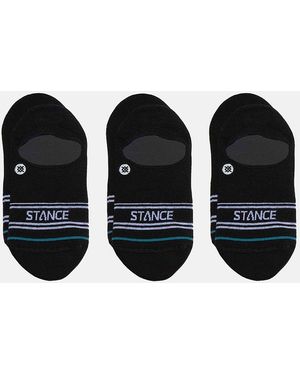 Stance Basic 3 Pack No Show Socks - Black