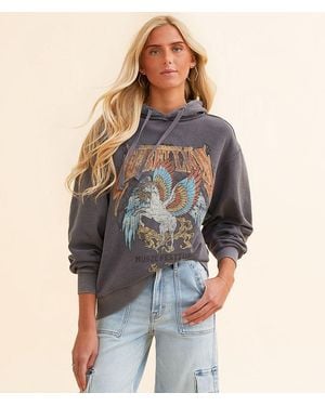 Modish Rebel Rebellion Tour Hooded Sweatshirt - Blue