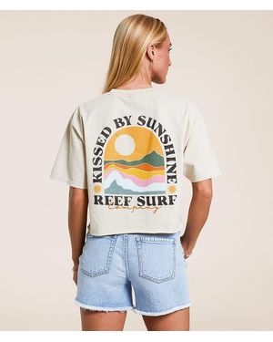 Reef Iris Cropped T-Shirt - Blue
