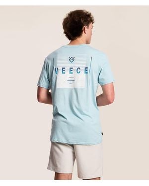 Veece Diced T-Shirt - Blue