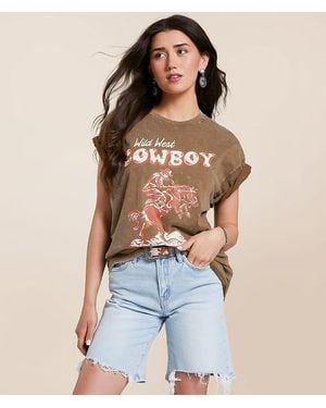 Ariat Wild West Oversized T-Shirt - Blue