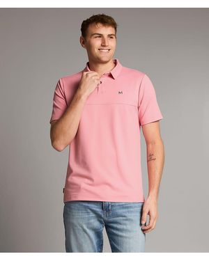 Maven Co-op Course Performance Polo - Red