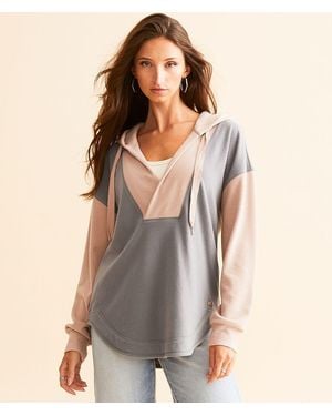 BKE Brushed Fleece Hoodie - Gray