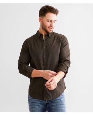 Outpost Makers Diamond Stretch Shirt - Brown