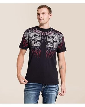 Affliction Destruction T-Shirt - Black