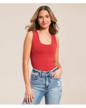 BKE Contour Tank Top - Red