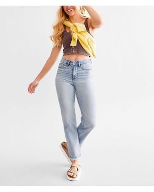 Buckle Black Fit No. 35 Cropped Straight Stretch Jean - Blue